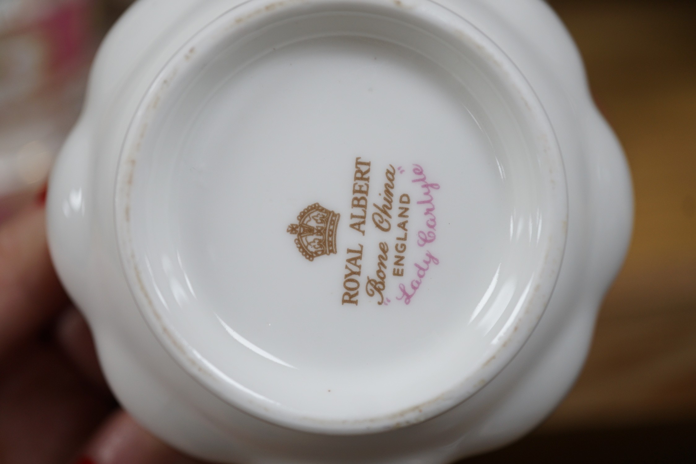 A Royal Albert Lady Carlyle pattern eleven piece teaset